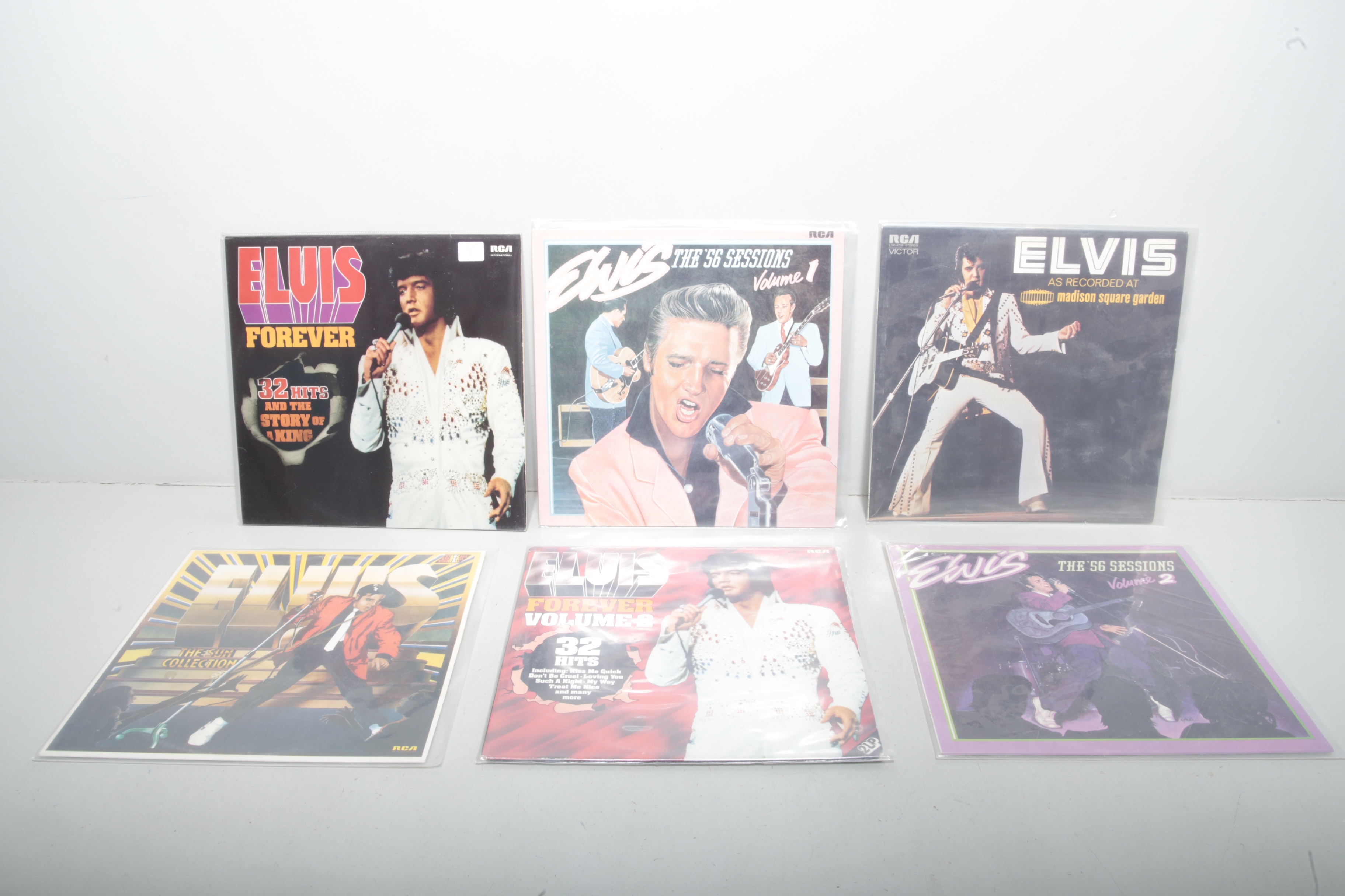 Vinylskivor LP Elvis 6 Stycken Auktion