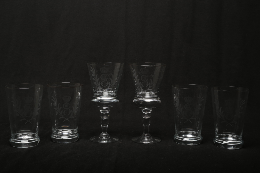 Boda "Gustav III" glas, 6 delar