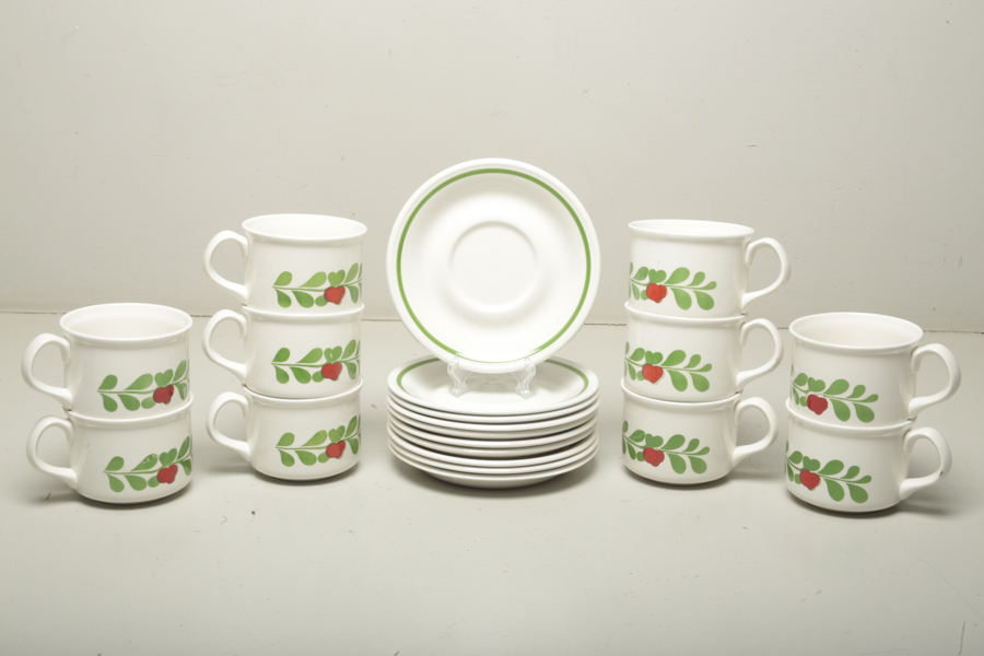 Staffordshire England servisdelar, 20 delar