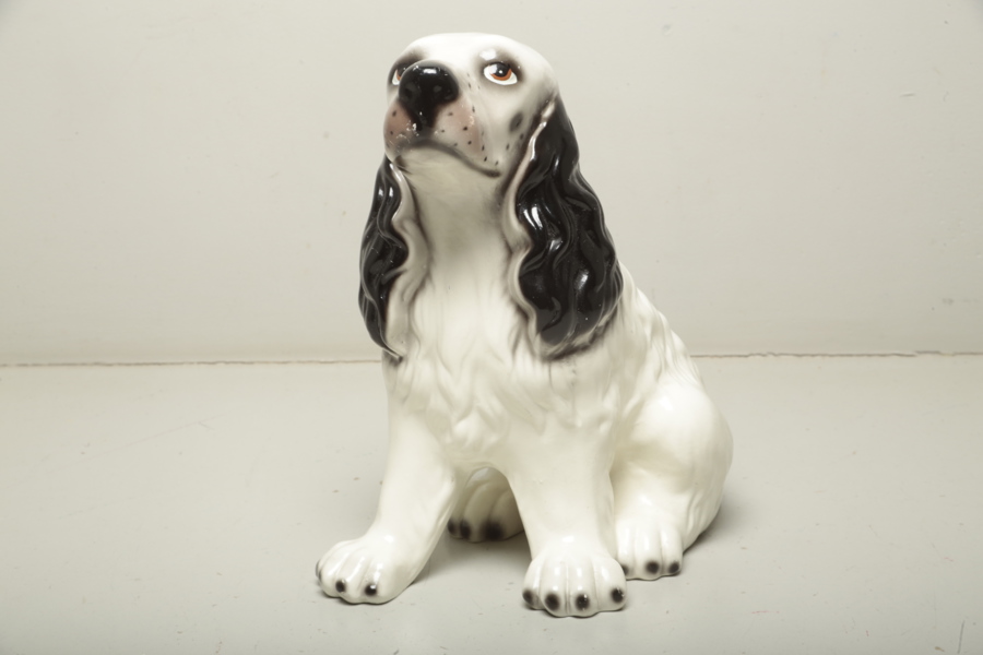 Figurin porslin "Hund"