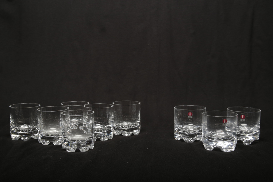 Iittala whiskyglas, 9 stycken