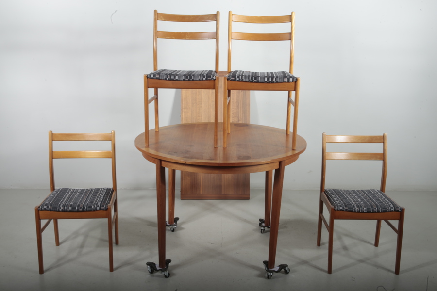 Matgrupp teak, 1960-tal