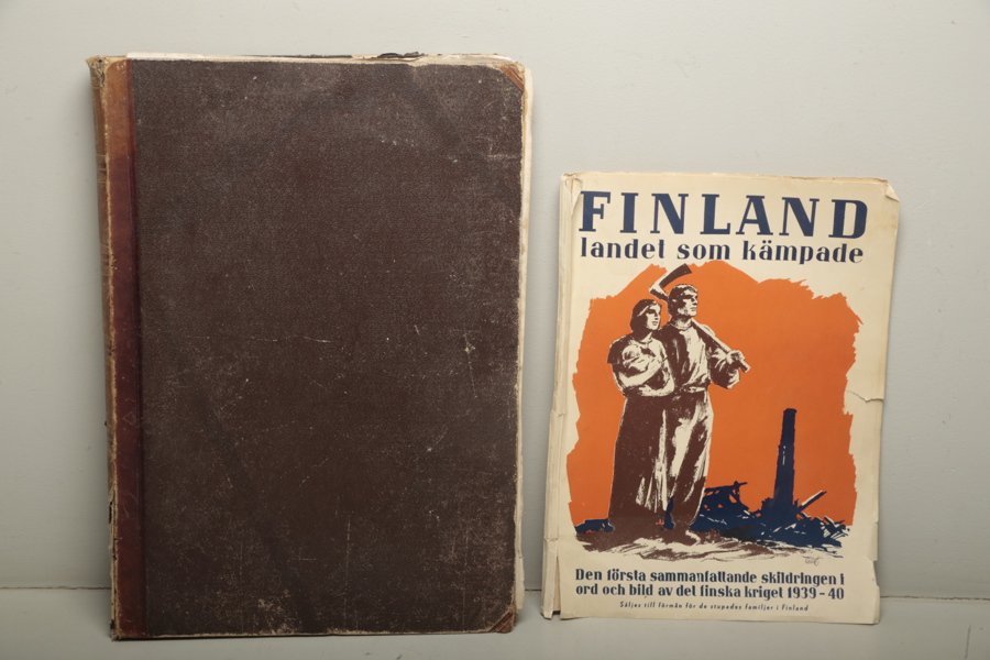 Bok Ny illustrerad tidning 1867 + häfte Finland, landet som kämpade 1939-1940