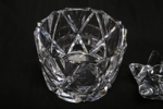 Olle Alberius Kosta kristallskål, signerad no: 57604 + Orrefors ljuslykta