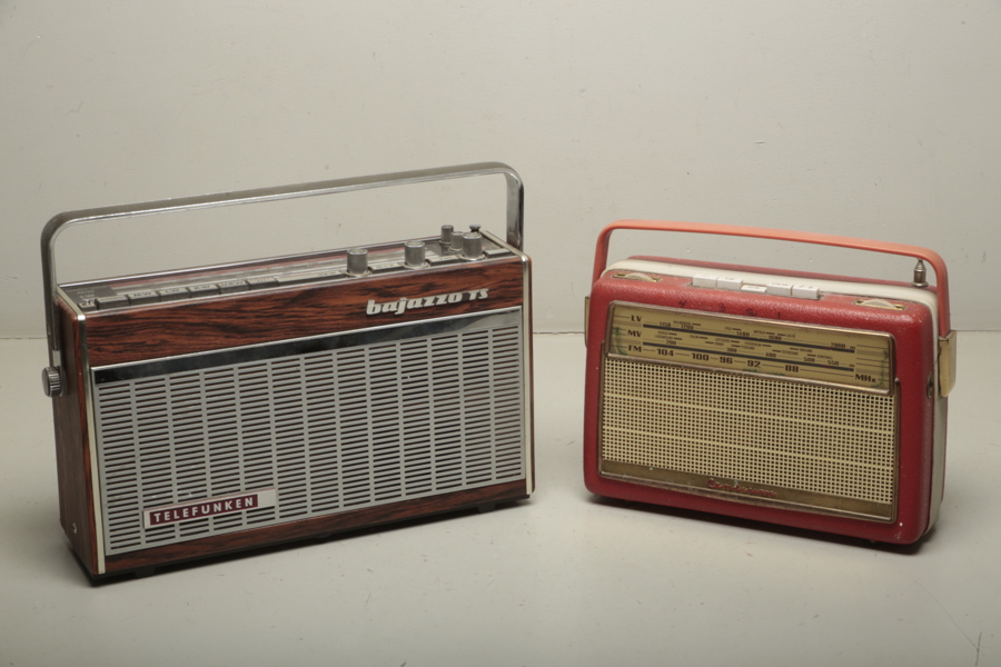 Transistorradio Centrum "Transita de Luxe" + Radio Telefunken bajazzo TS