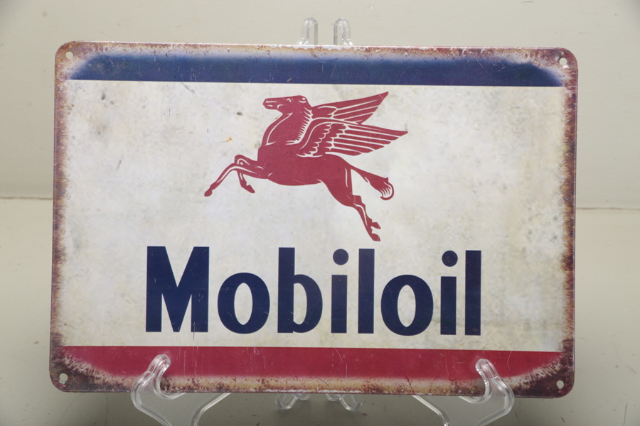 Plåtskylt, Mobiloil