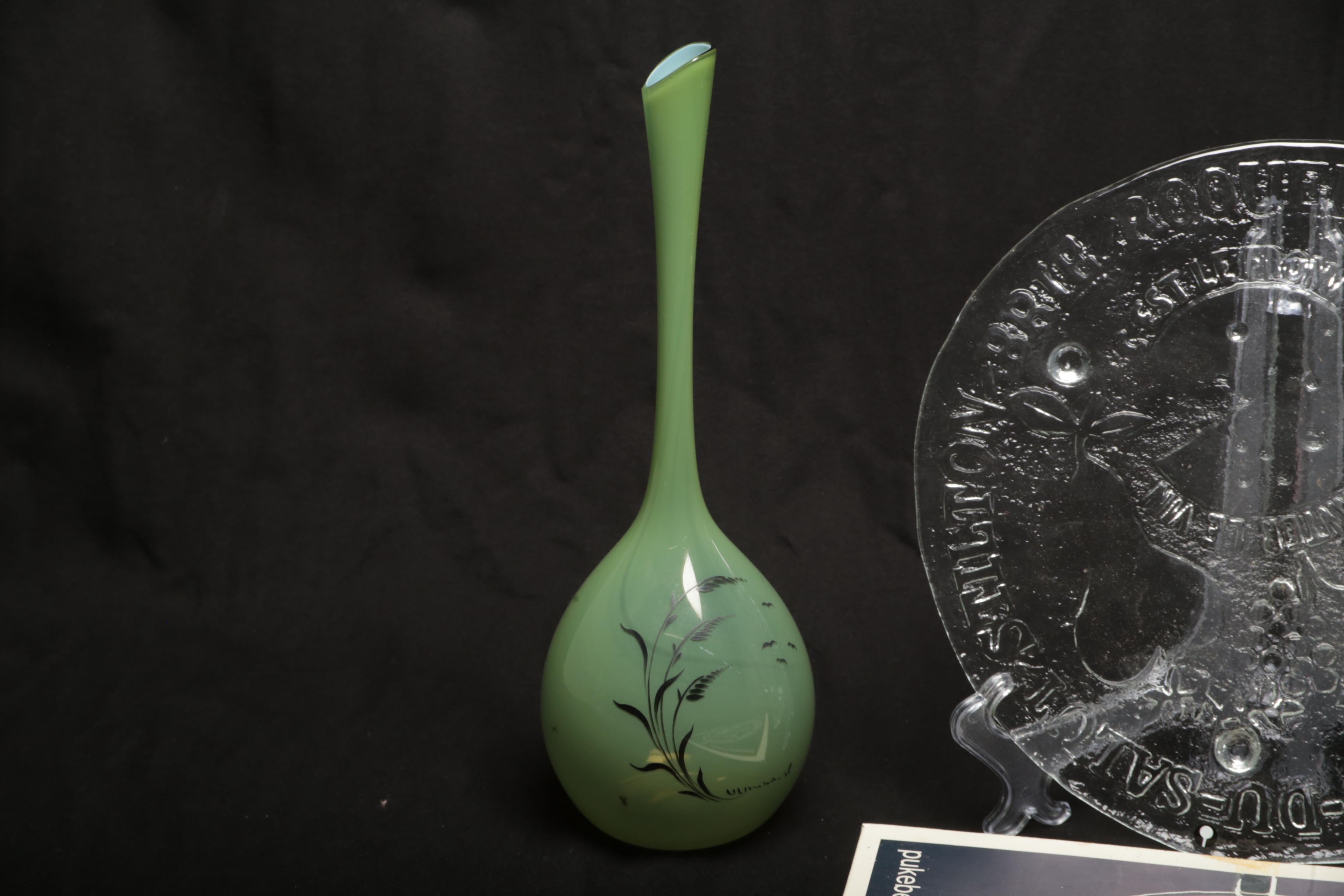 Eva Englund Pukeberg, ostbricka glas | Auction auktionstjanst.se