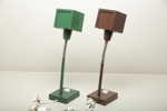 Bordslampor Elidus "Kuben", design Björn Svensson, 2 stycken, 1960-1970 tal