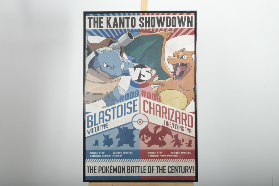 Affisch "Pokémon, the Kanto Showdown"