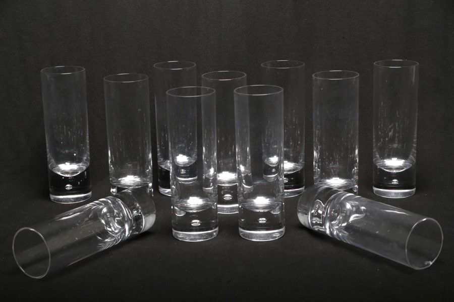 Walter Hickman Kosta Boda "Pippi" glas, 11 stycken