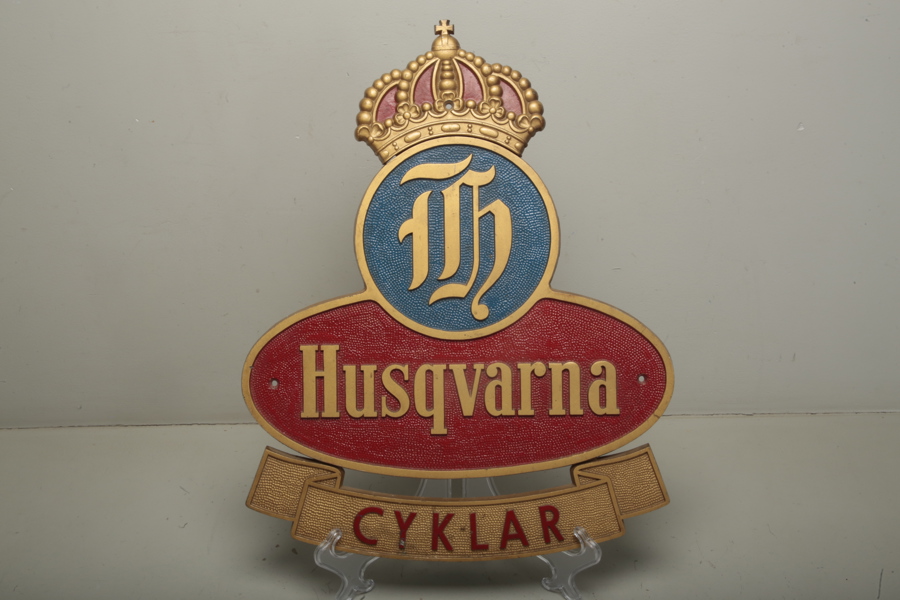 Plåtskylt, Husqvarna cyklar