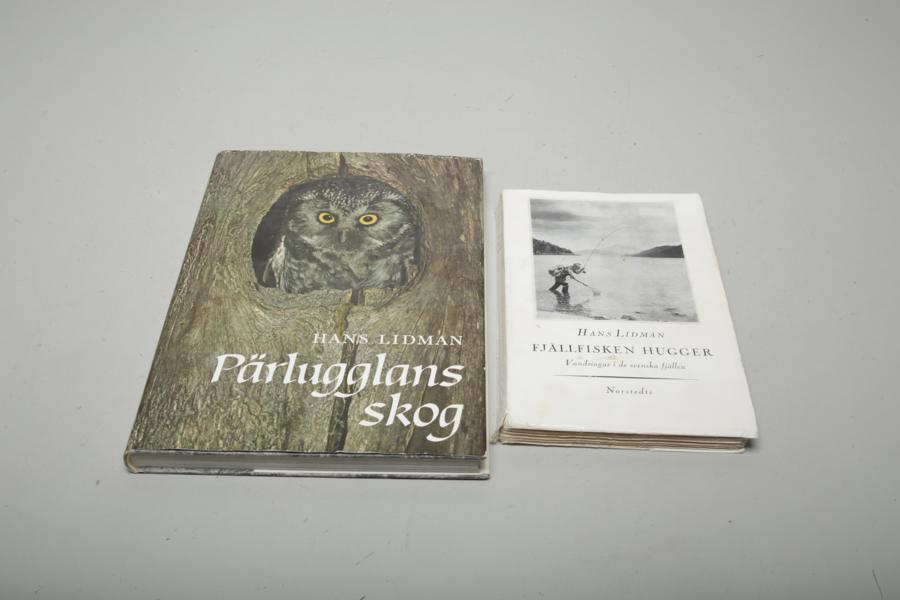 Böcker Hans Lidman, Pärlugglans skog & Fjällfisken hugger