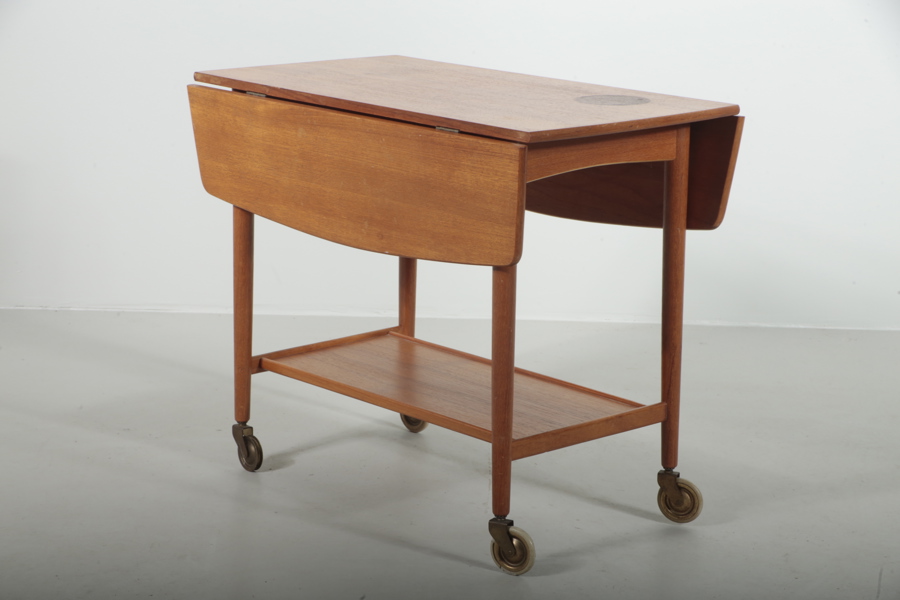 Serveringsvagn teak, 1950-1960 tal