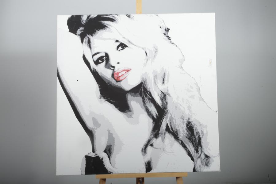 Canvastavla Brigitte Bardot