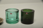 Iittala ljuslyktor, 2 stycken + ljusstakar mässing, 3 stycken