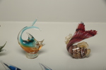 Murano konstglas "Fiskar" 10 stycken