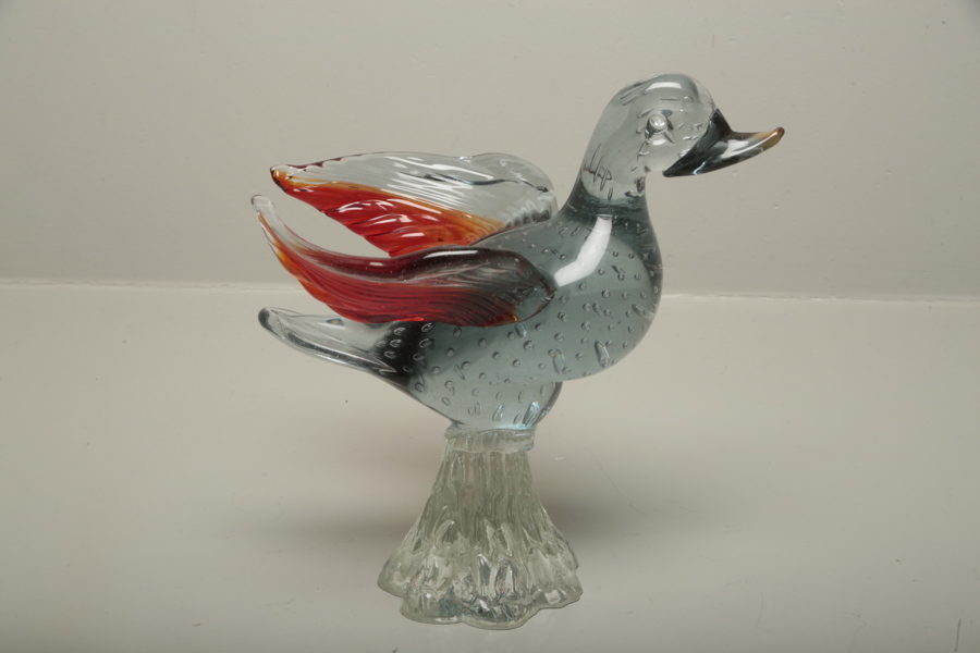 Murano konstglas "Fågel"