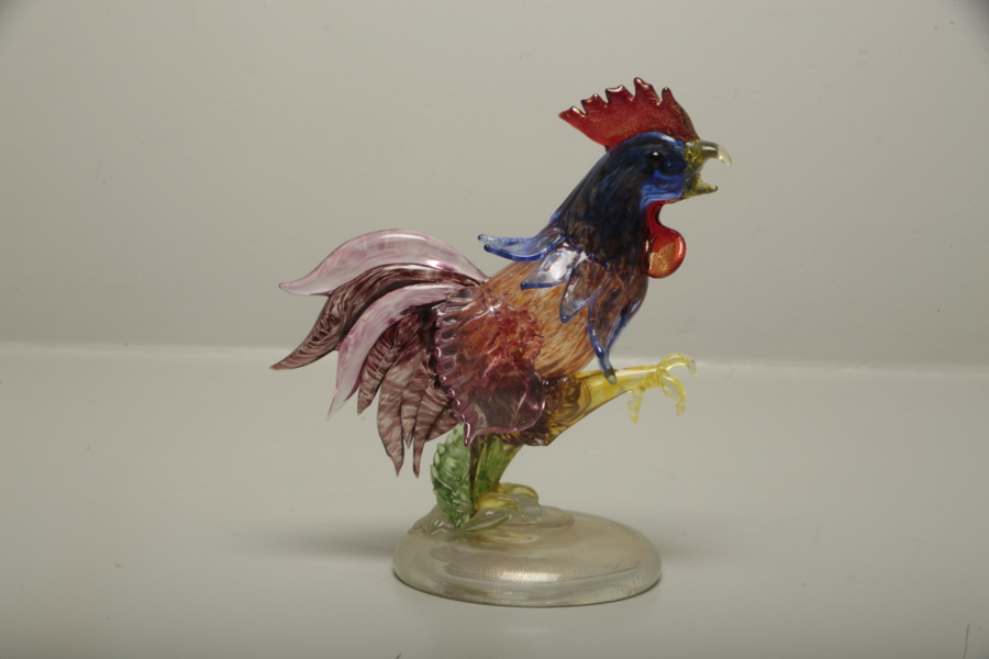 Murano konstglas "Tupp"