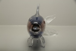 Johansfors glasbruk konstglas "Fisk" 