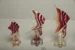 Murano konstglas "Fiskar" 8 stycken