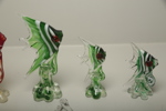 Murano konstglas "Fiskar" 8 stycken