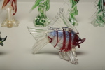 Murano konstglas "Fiskar" 8 stycken