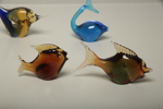 Murano konstglas "Fiskar" 10 stycken