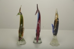 Murano konstglas "Fiskar" 3 stycken