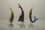 Murano konstglas "Fiskar" 3 stycken