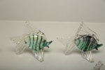 Murano konstglas "Fiskar" 7 stycken