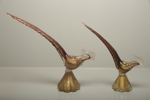 Murano konstglas "Fåglar" 2 stycken