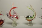 Murano konstglas "Fiskar" 5 stycken