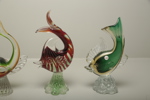 Murano konstglas "Fiskar" 5 stycken