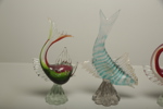 Murano konstglas "Fiskar" 4 stycken