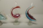Murano konstglas "Fiskar" 4 stycken