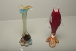 Murano konstglas "Fiskar" 6 stycken
