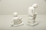 Ilab Royal figuriner, parian, 2 stycken