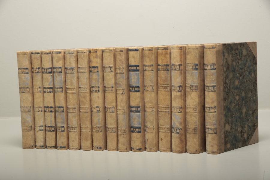 Böcker Halvfranska band, 15 stycken