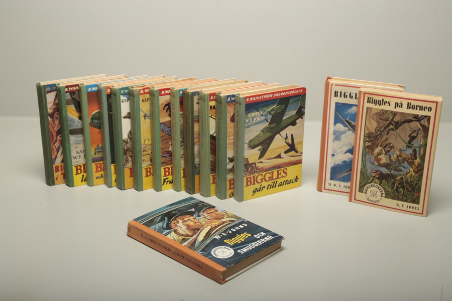Böcker, W.E Johns "Biggles" 15 stycken
