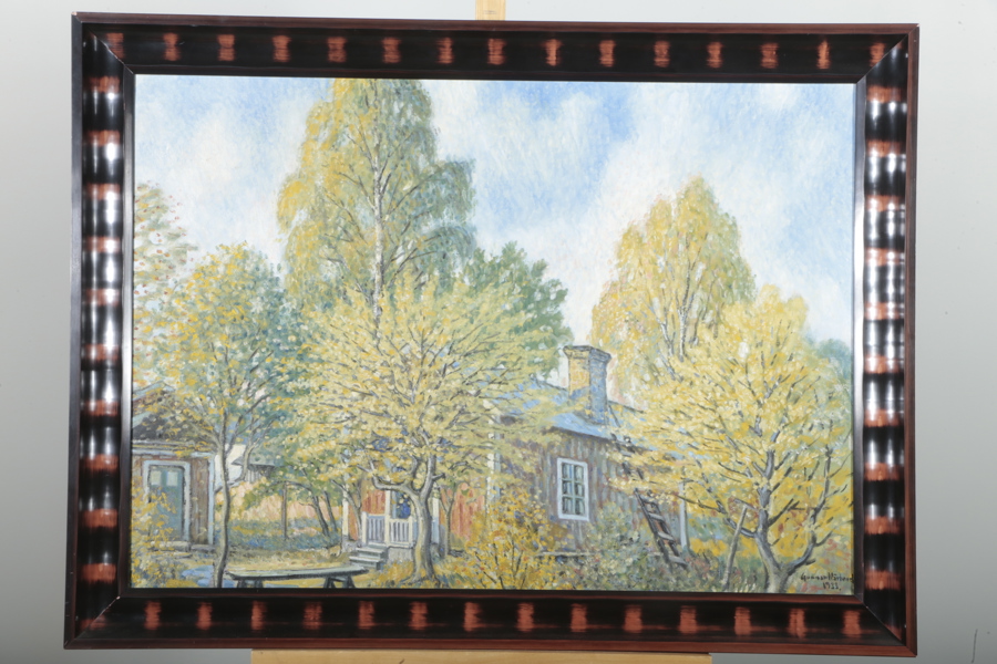 Gunnar Närlund olja på duk, signerad 1933