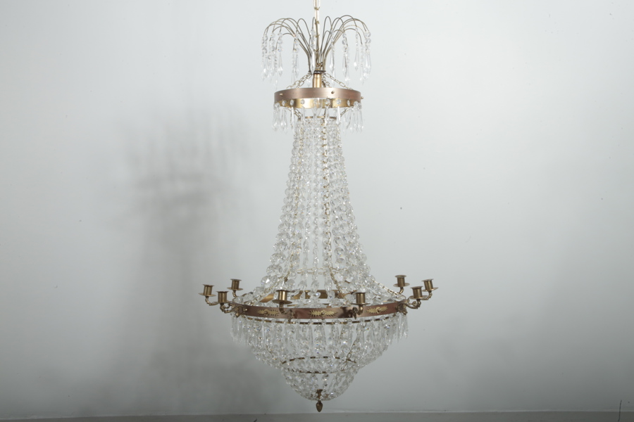Kristallkrona Gustaviansk stil, 1900-tal