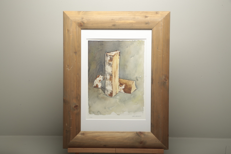 Lars Mortimer färglitografi, signerad