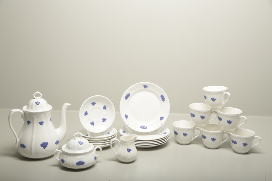 Old Gustavsberg "Blå Blom" 21 delar