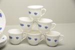 Old Gustavsberg "Blå Blom" 21 delar