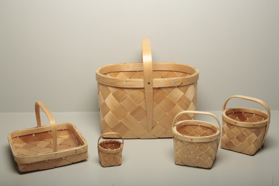 Spånkorgar, 5 stycken