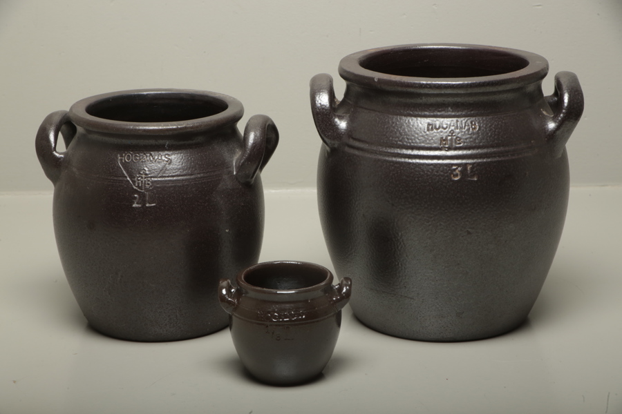 Höganäskrukor, 3 stycken