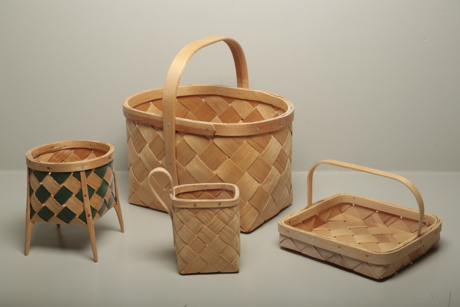 Spånkorgar, 4 stycken