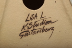 Lisa Larson Gustavsberg, K-Studion, "Liggande katt"