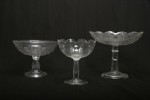 Skålar på fot, 3 stycken