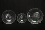 Skålar på fot, 3 stycken